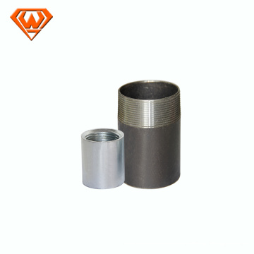 NPT / BSPt / din / russian / jis thread black steel pipe nipples